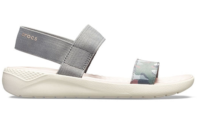 (WMNS) Crocs Literide Graphic Sandals 'Grey' 205375-0E9