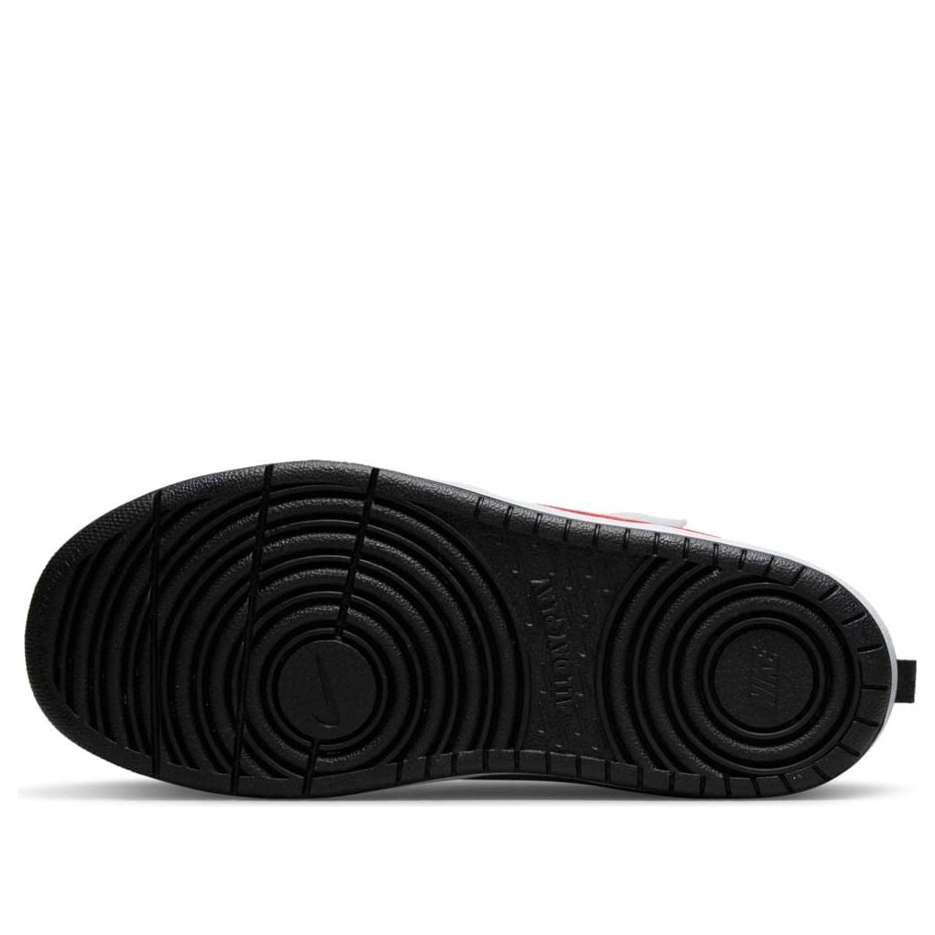 (PS) Nike Court Borough Low 2 'White Black Red' BQ5451-110