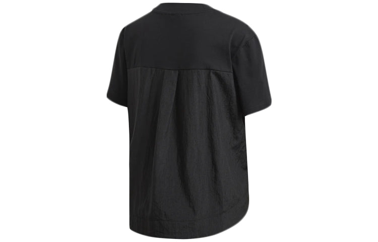 (WMNS) adidas originals Back Loose Short Sleeve Black FL4116