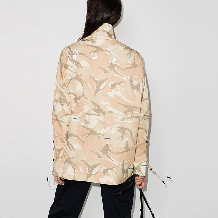 (WMNS) Off-White x Browns 50 Co-branded Printed Jacket Camo OWEA156G20FAB0016001
