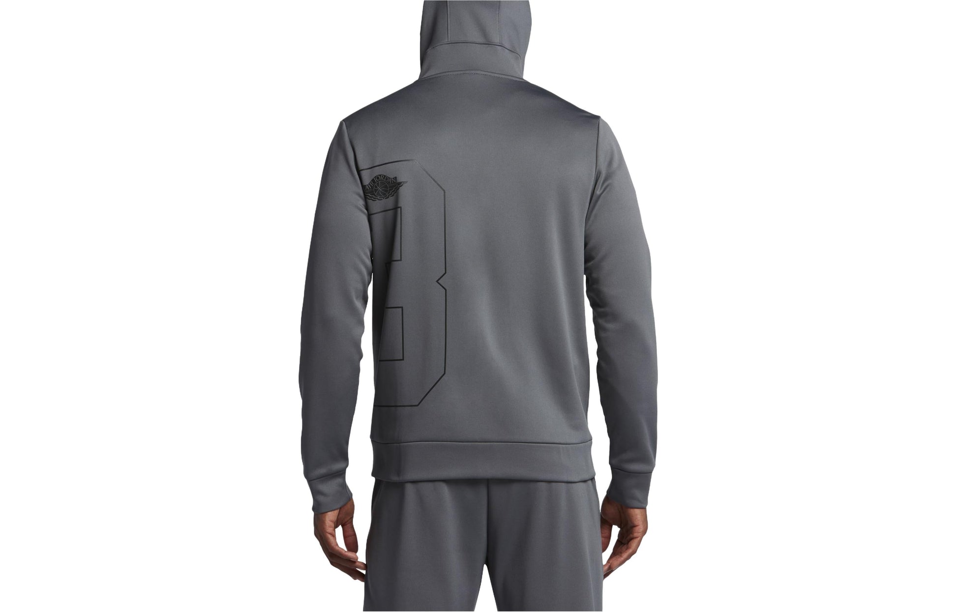 Air Jordan 23 Therma Lite Full zip Hoodie 'Grey' 831381-021