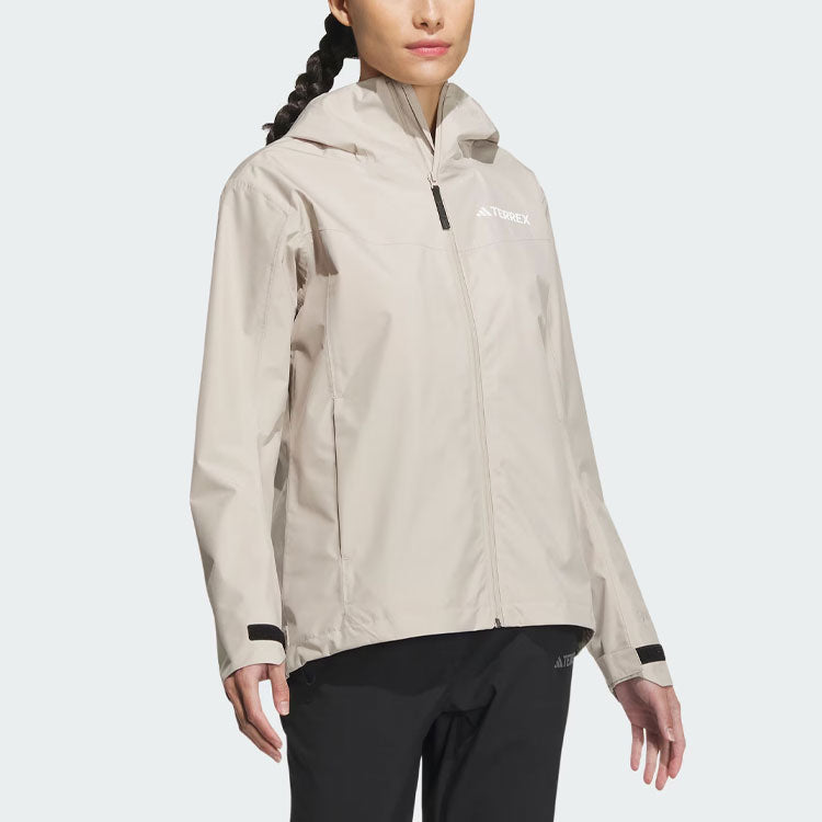 (WMNS) adidas Terrex Rain.Rdy Transitional Jacket 'Beige' IL8906