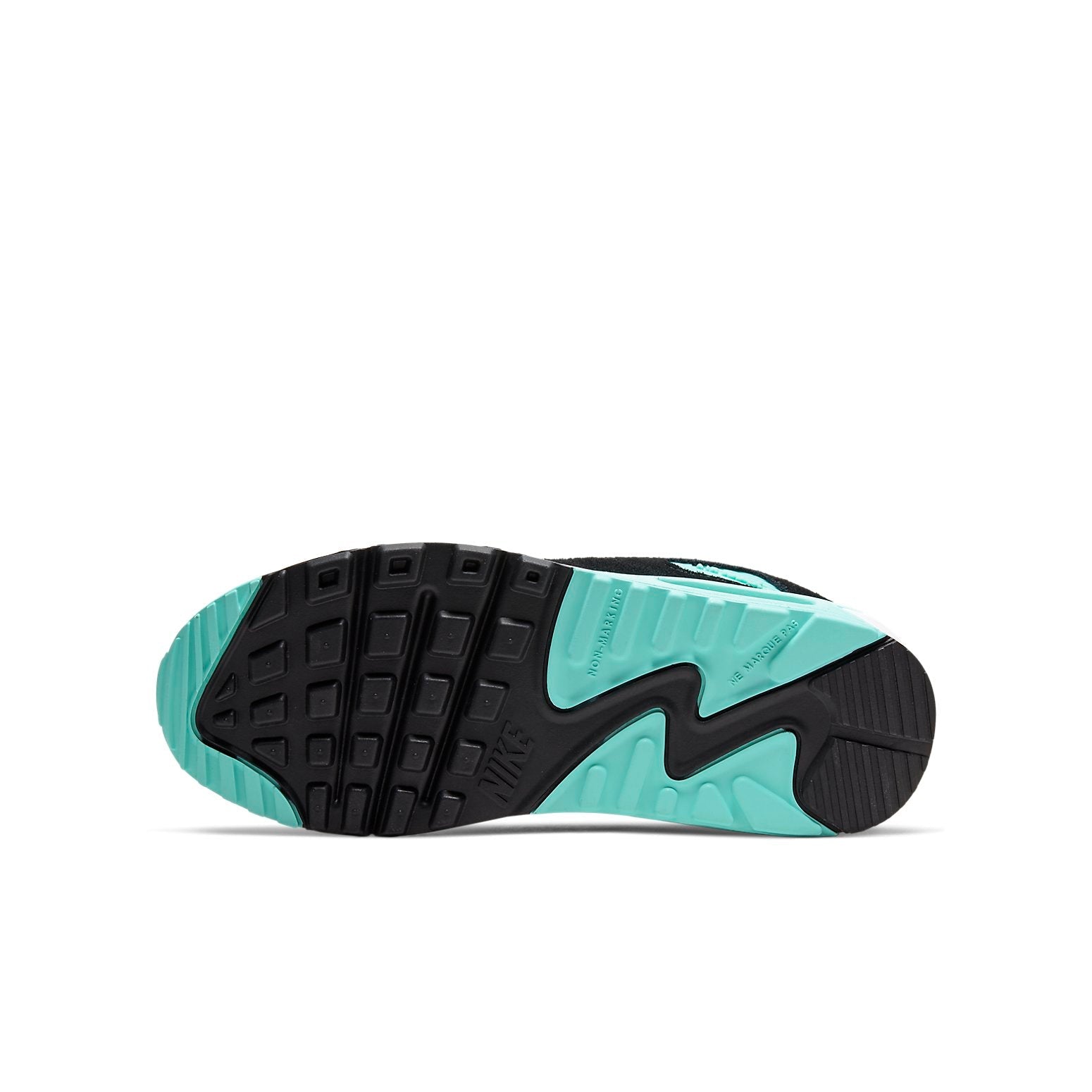 (GS) Nike Air Max 90 Leather 'Hyper Turquoise' CD6864-102