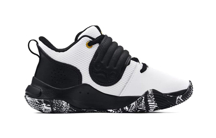 (PS) Under Armour Zone BB 'White Black' 3024263-102