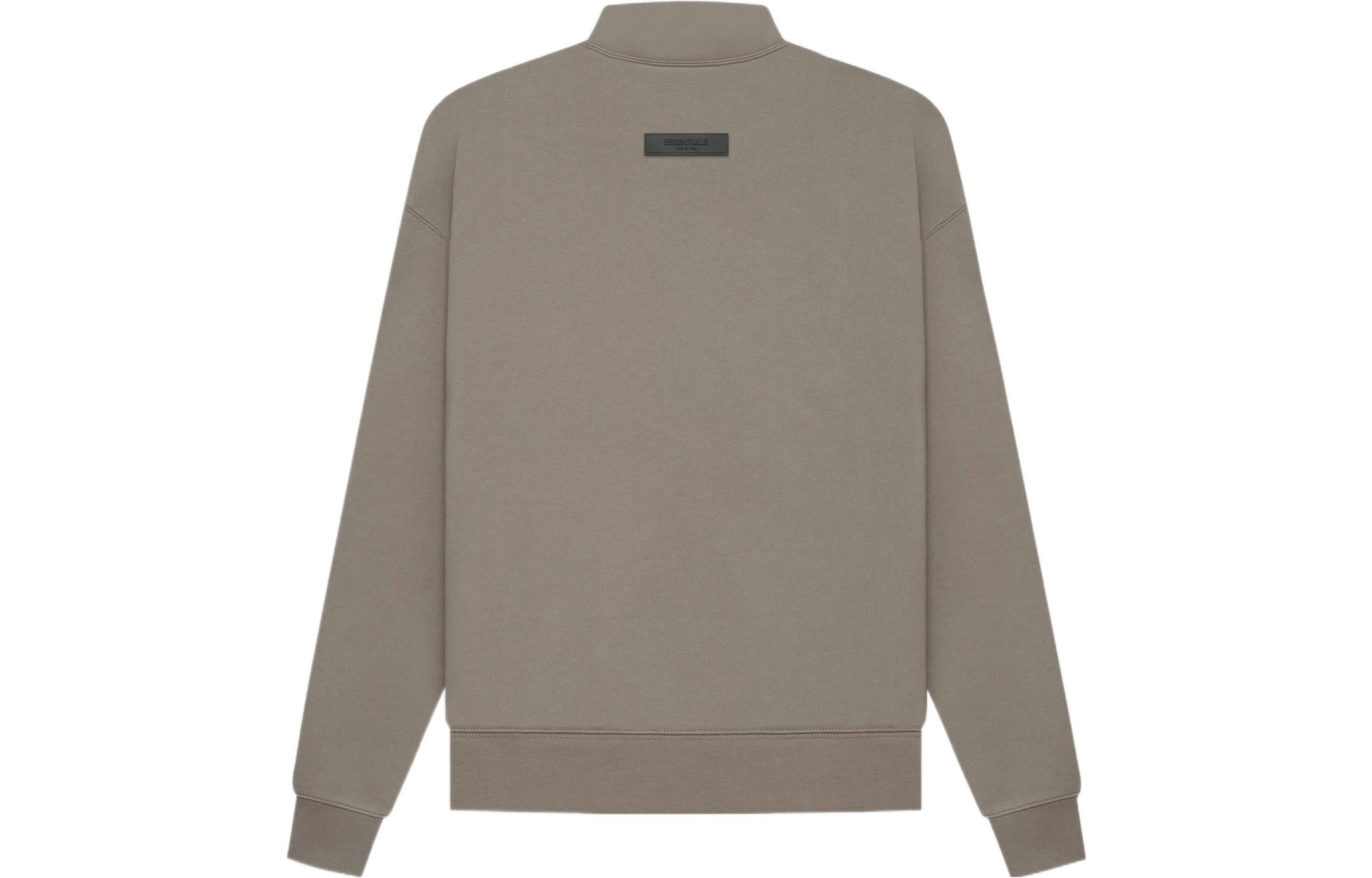 Fear of God Essentials SS22 Mockneck Desert Taupe Logo FOG-SS22-398