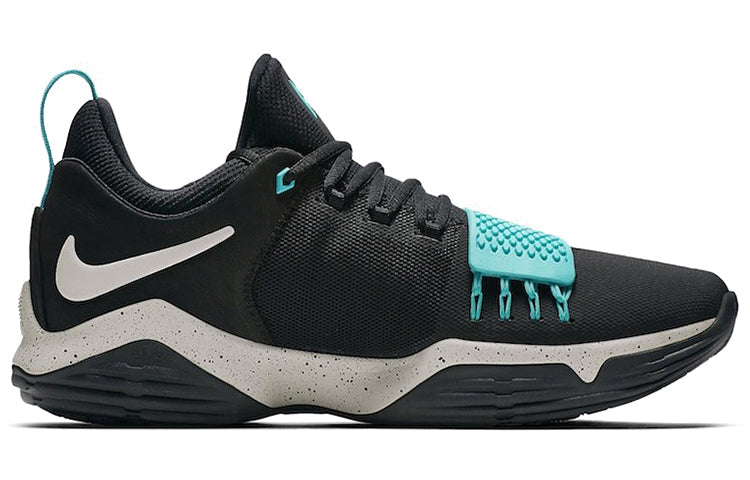 Nike PG 1 Black Aqua Splash Ink Green Version 'Black Light Bone Light Aqua' 878628-002