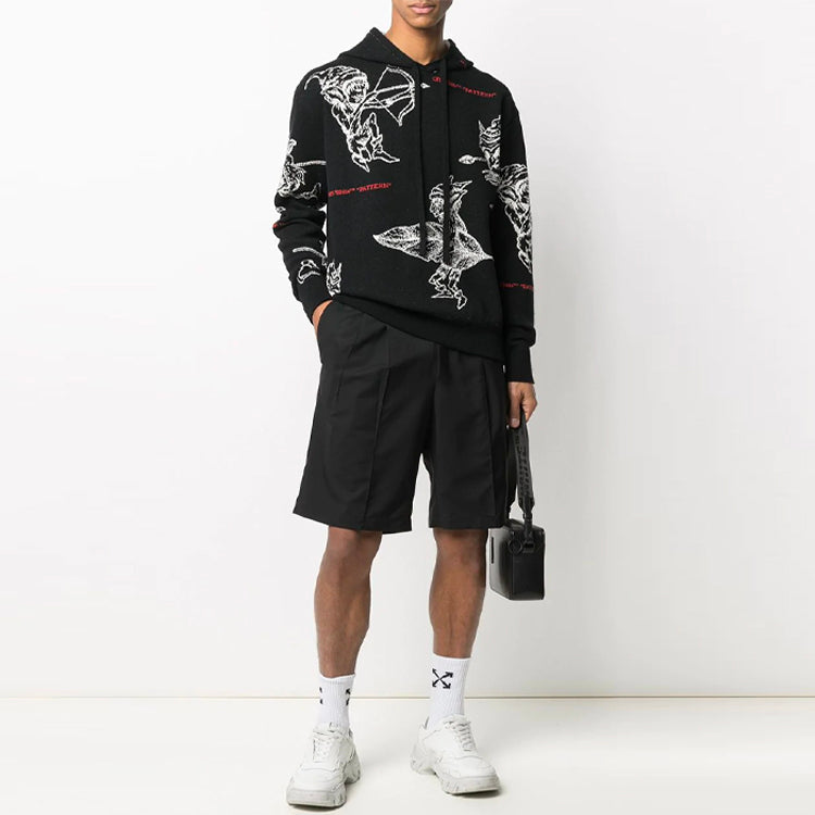 Men's Off-White SS21 Intarsia Knit Black OMHA105R21KNI0011001