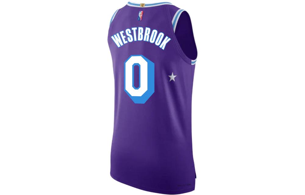 Nike x NBA LAKERS Russell Westbrook Jerseys 'Purple' DB3675-504