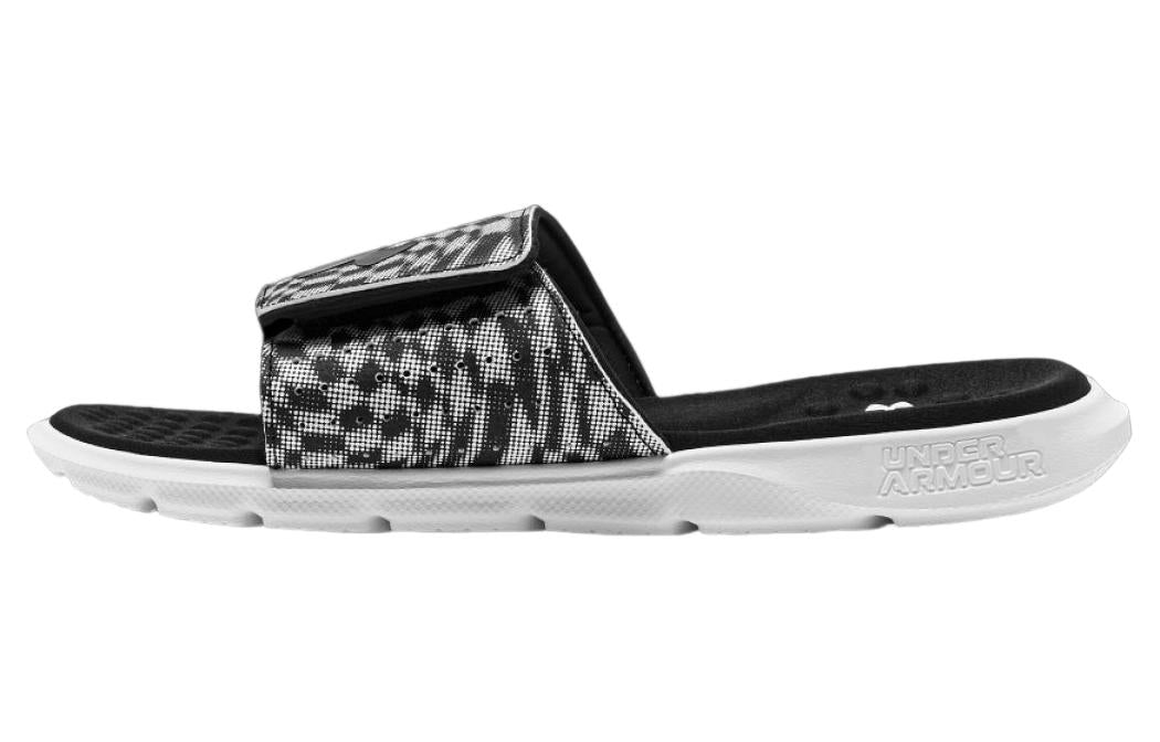 Under Armour Ignite Pro Graphic Strap Slide 'Black White' 3026024-003