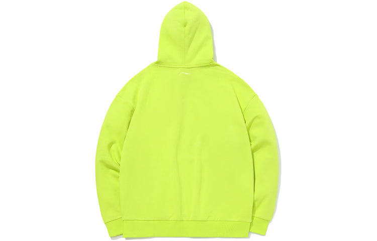 Li-Ning Sports Fashion Series Loose Pullover Couple Style Yellow Green AWDQB38-8