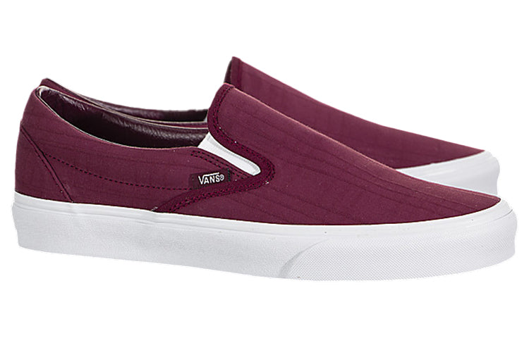 Vans Unisex Slip-on Shoes Deep-Wine Wine Red VN0A4U38WVF
