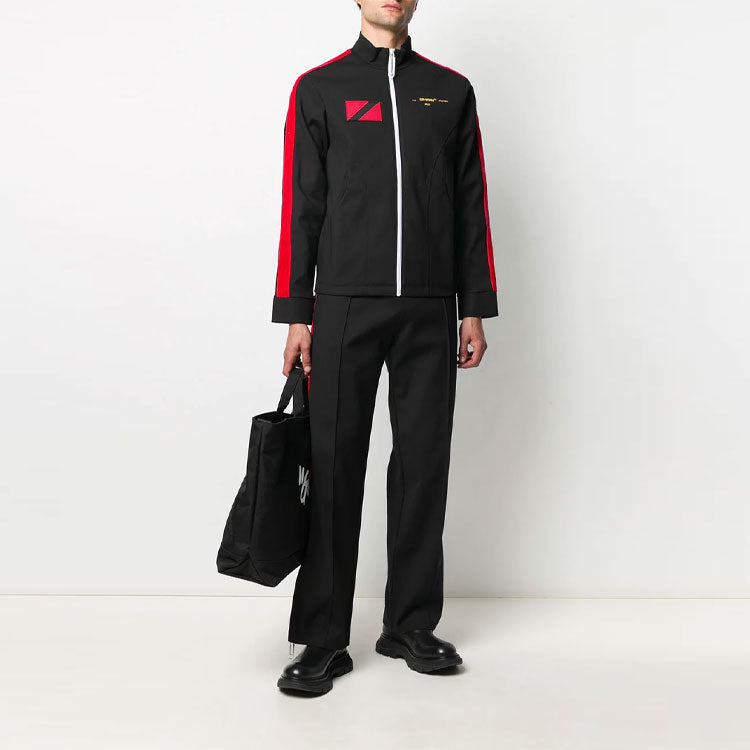 Off-White x Theophilus London Crossover Side Sports Pants Black OMCA104G20FAB0011025