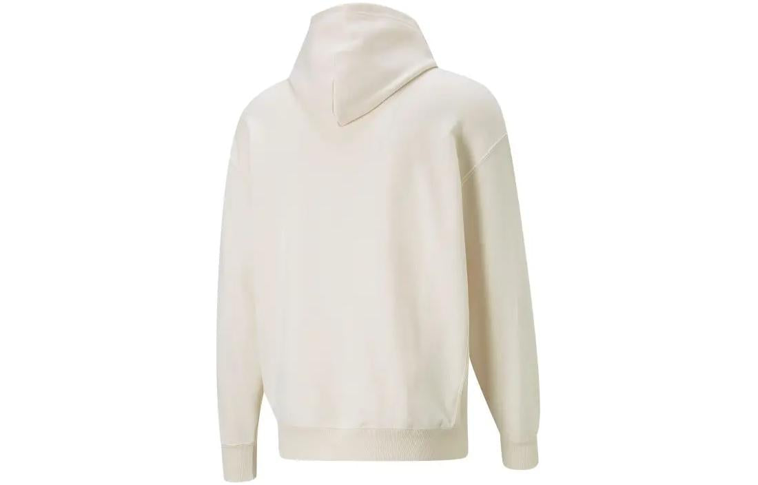 PUMA Downtown Logo Hoodie 'White' 537754-99