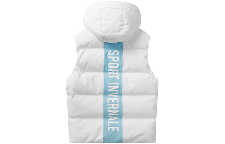 FILA protection against cold Stay Warm hooded down Jacket vest White F51M048923F-WT