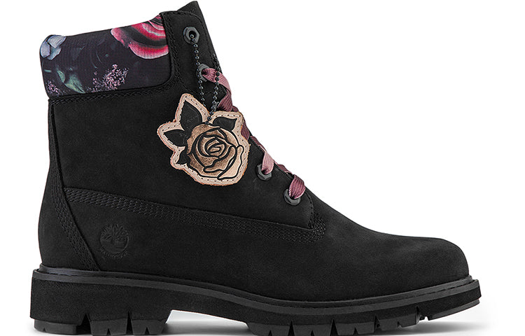 (WMNS) Timberland Lucia Way 6 Inch Charm Waterproof Boot 'Black Nubuck' A2HWZW