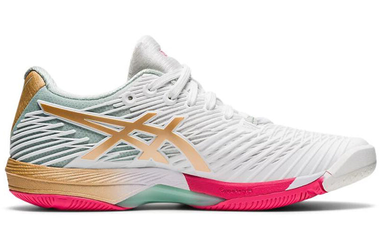 (WMNS) ASICS Solution Speed FF 2 LE 'White Champagne' 1042A142-100