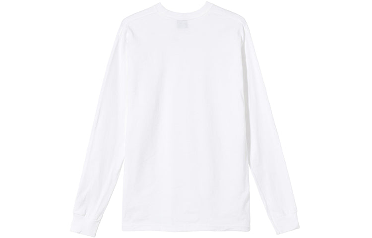 Stussy Unisex Printing Round-neck Sweatshirt White 1994676