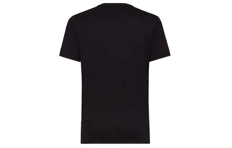 Men's FENDI SS21 Round Neck Short Sleeve Black FY0894A7D9F0QA1