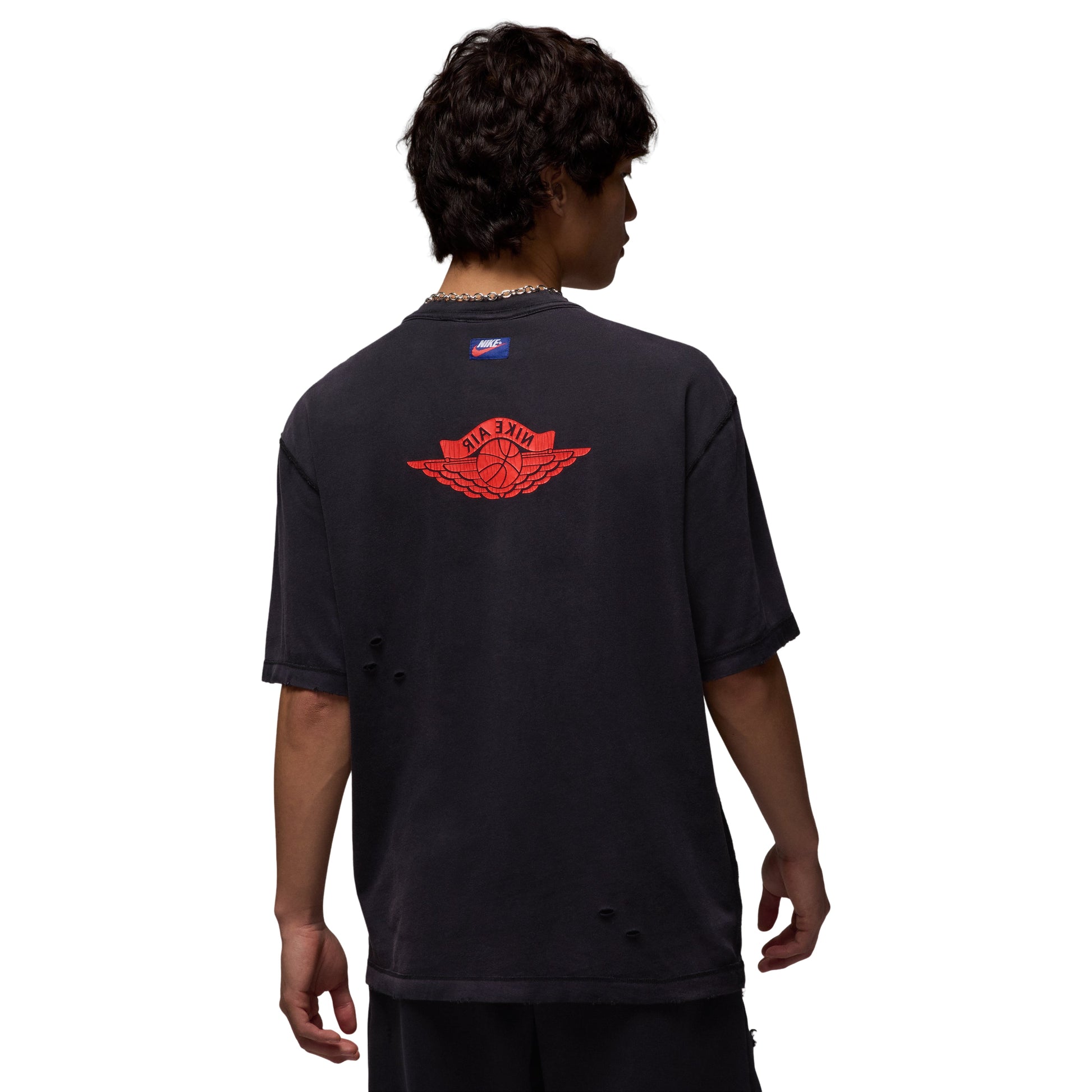 Air Jordan Rare Air T-Shirt 'Black Red' IB3130-010