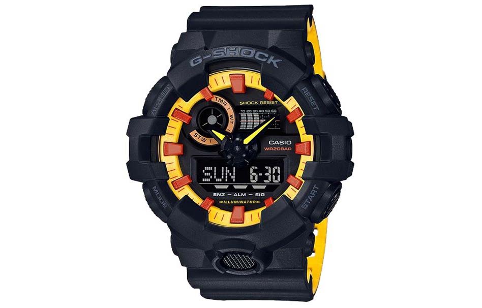 CASIO G-Shock Analog-Digital 'Black' GA-700BY-1APRDC