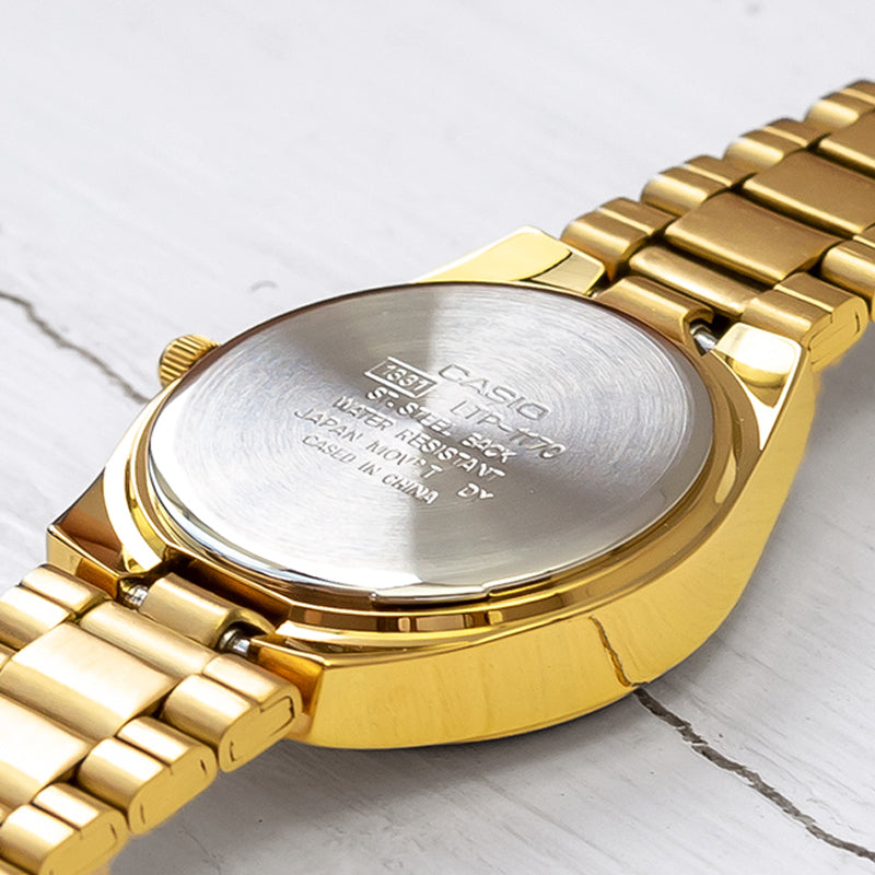 CASIO Simplistic Casual Gold Analog LTP-1170N-9A