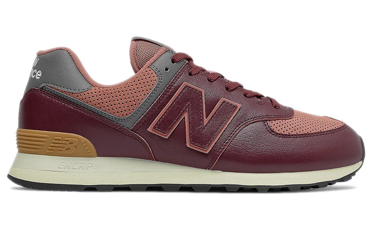 New Balance 574 Series Shock Absorption Wear-resistant Non-Slip Retro Sports Red ML574PX2