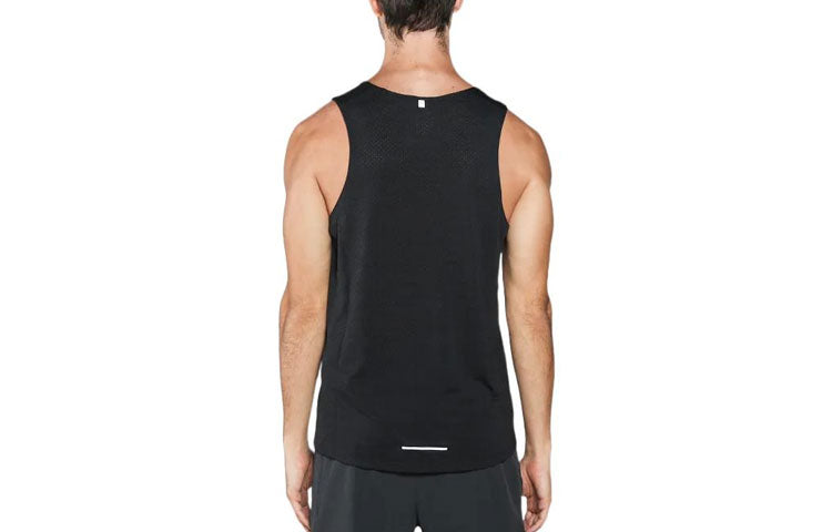Men's Nike Solid Color Logo Quick Dry Sports Black Vest 718347-010