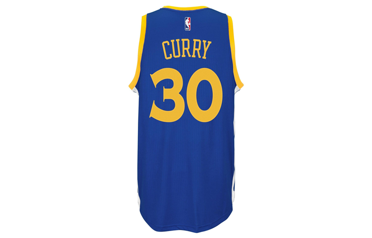 adidas Golden State Warriors Curry Jersey 'Blue Yellow' A45910