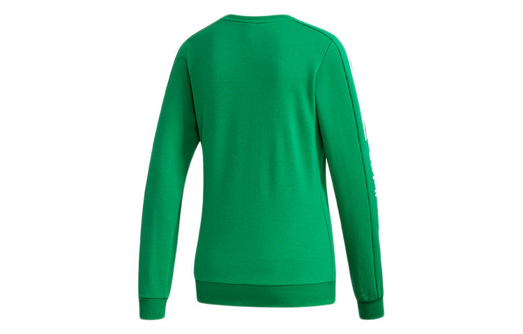 (WMNS) adidas neo Round-Neck Sweatshirt Green GD1636