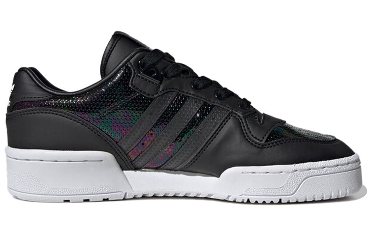 (WMNS) adidas Rivalry Low 'Black White' EF5542