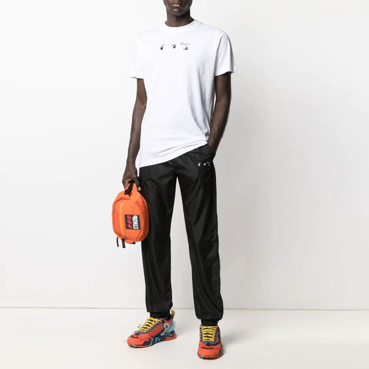Off-White SS21 Casual Round Neck Short Sleeve Printing Version White OMAA027S21JER0090110