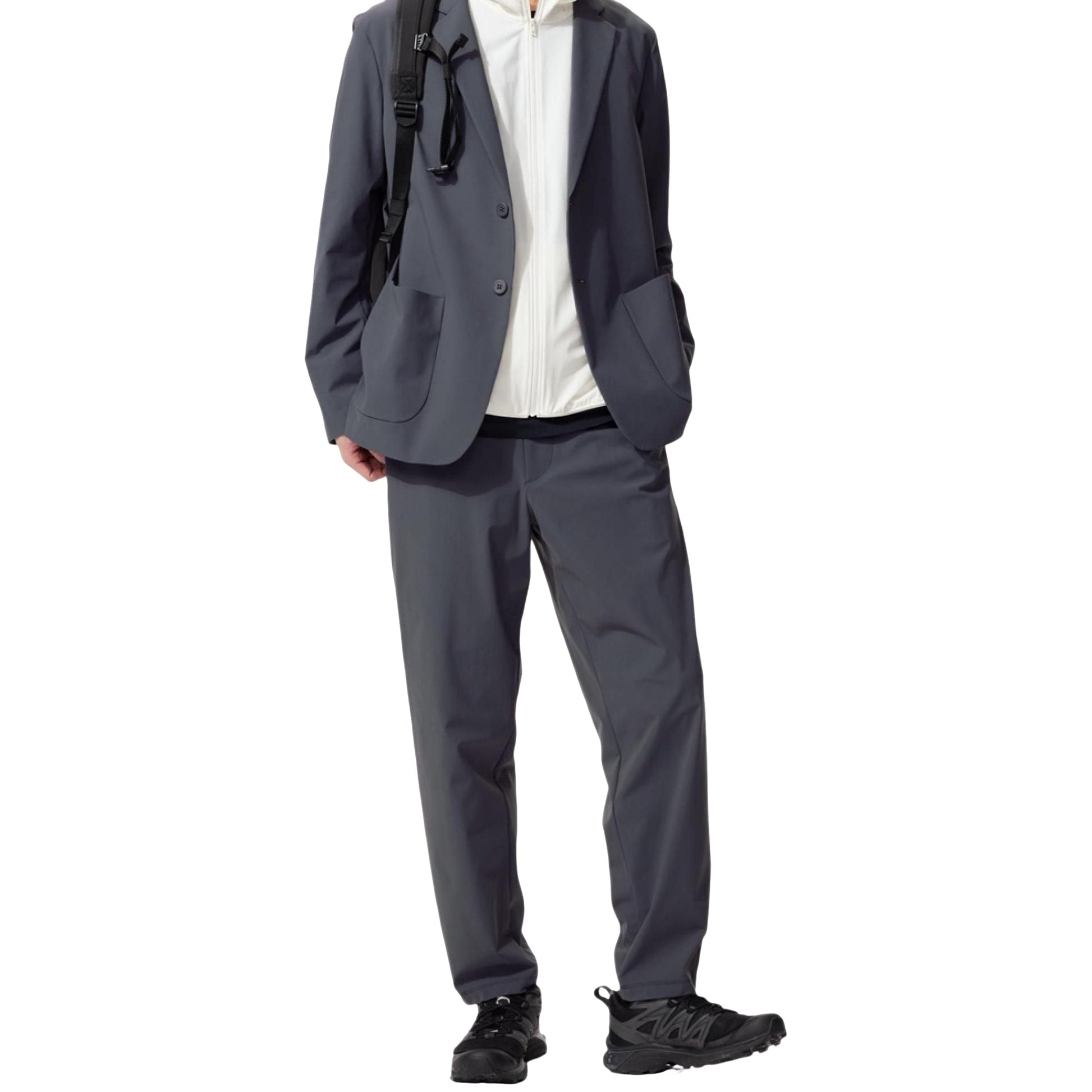 UNIQLO Ultra Stretch Pants 'Dark Grey' 475598-08