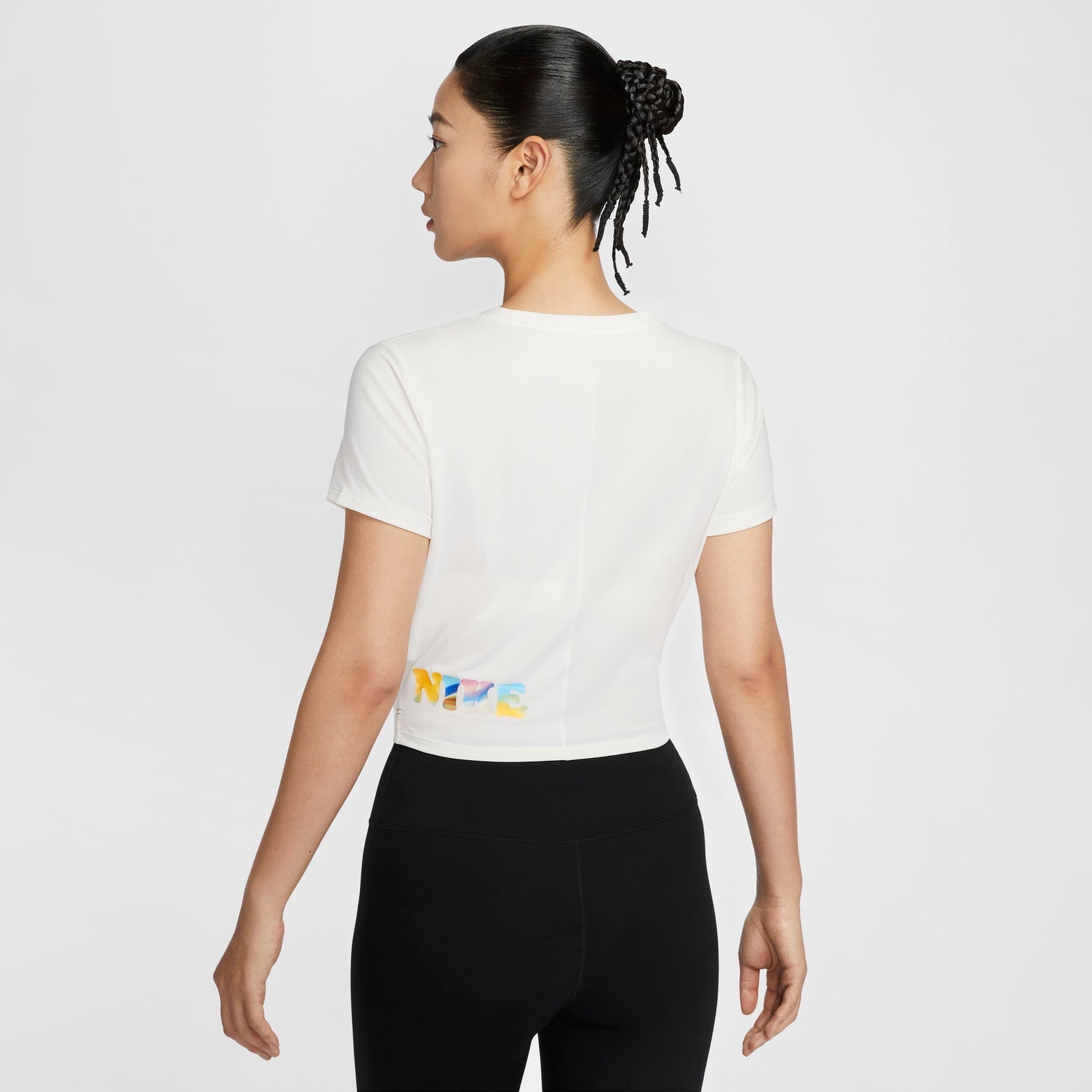 (WMNS) Nike One Luce Dri-FIT T-Shirt 'White' HF6182-133