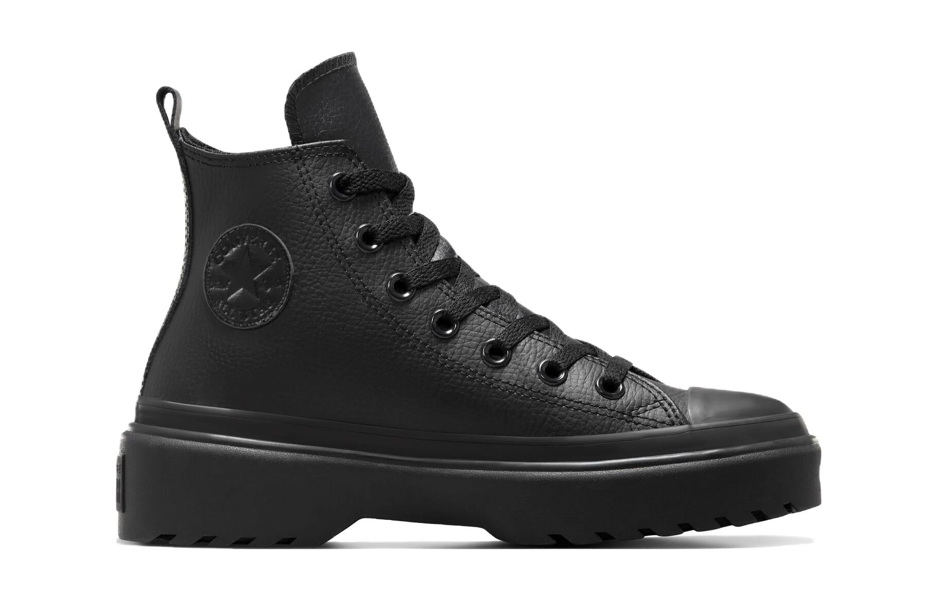 (GS) Converse Chuck Taylor All Star Lugged Lift Platform Leather 'Black' A04819C