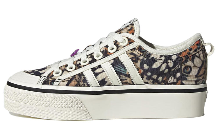 (WMNS) adidas Nizza Platform 'Off-White Shock Purple' HP6367