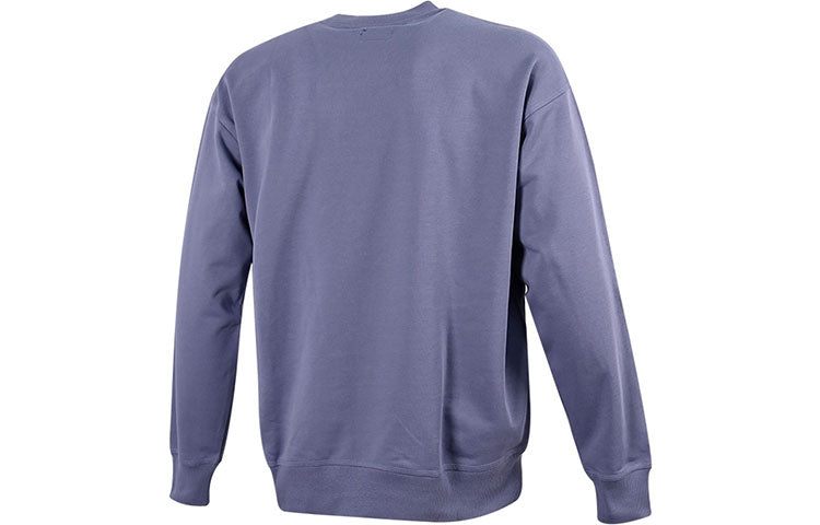 Converse Embroidered Workmark Fleece Crew Asia Sizing 'Purple' 10023777-A02