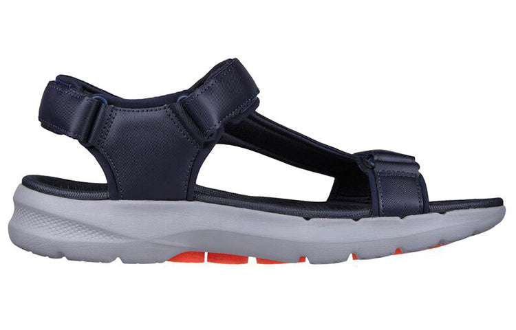 Skechers Go Walk 6 Sandal 'Navy Orange' 229126-NVOR