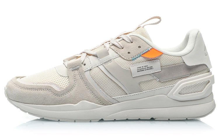 (WMNS) Li-Ning Classic Leisure Low 'Grey Orange' AGCP266-4