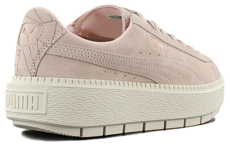 (WMNS) PUMA Suede Platform Trace Cipria 367465-02