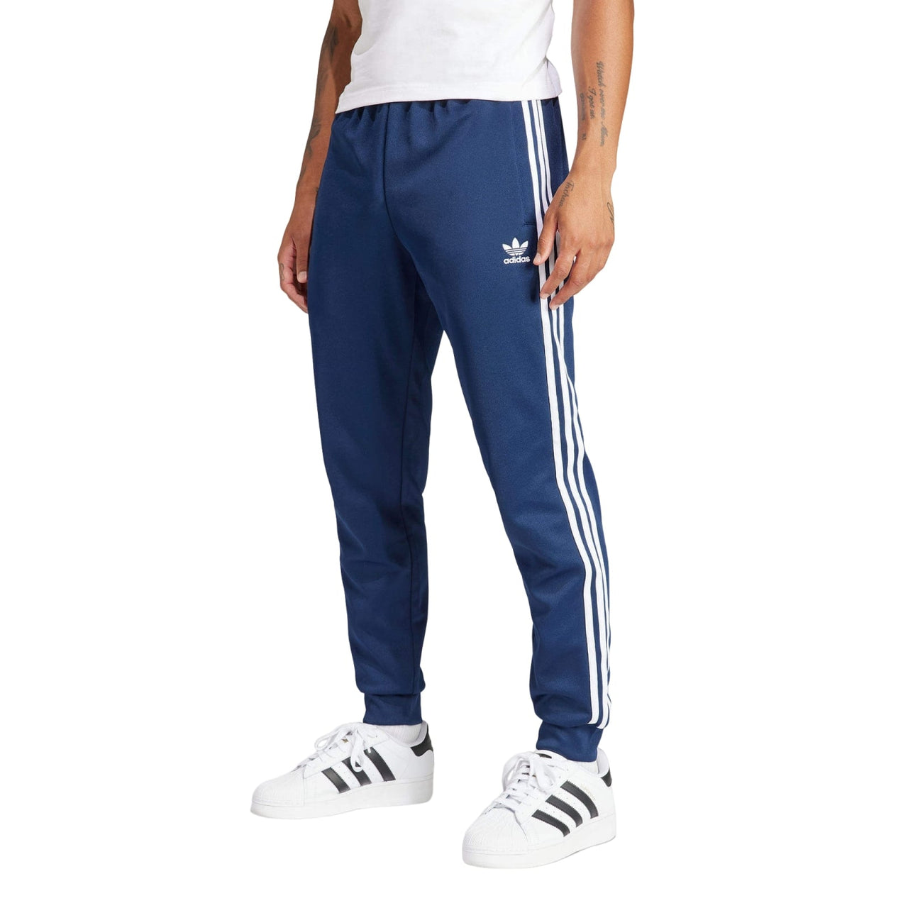 adidas Adicolor Classics SST Track Pants Asia Sizing 'Blue White' IR9887