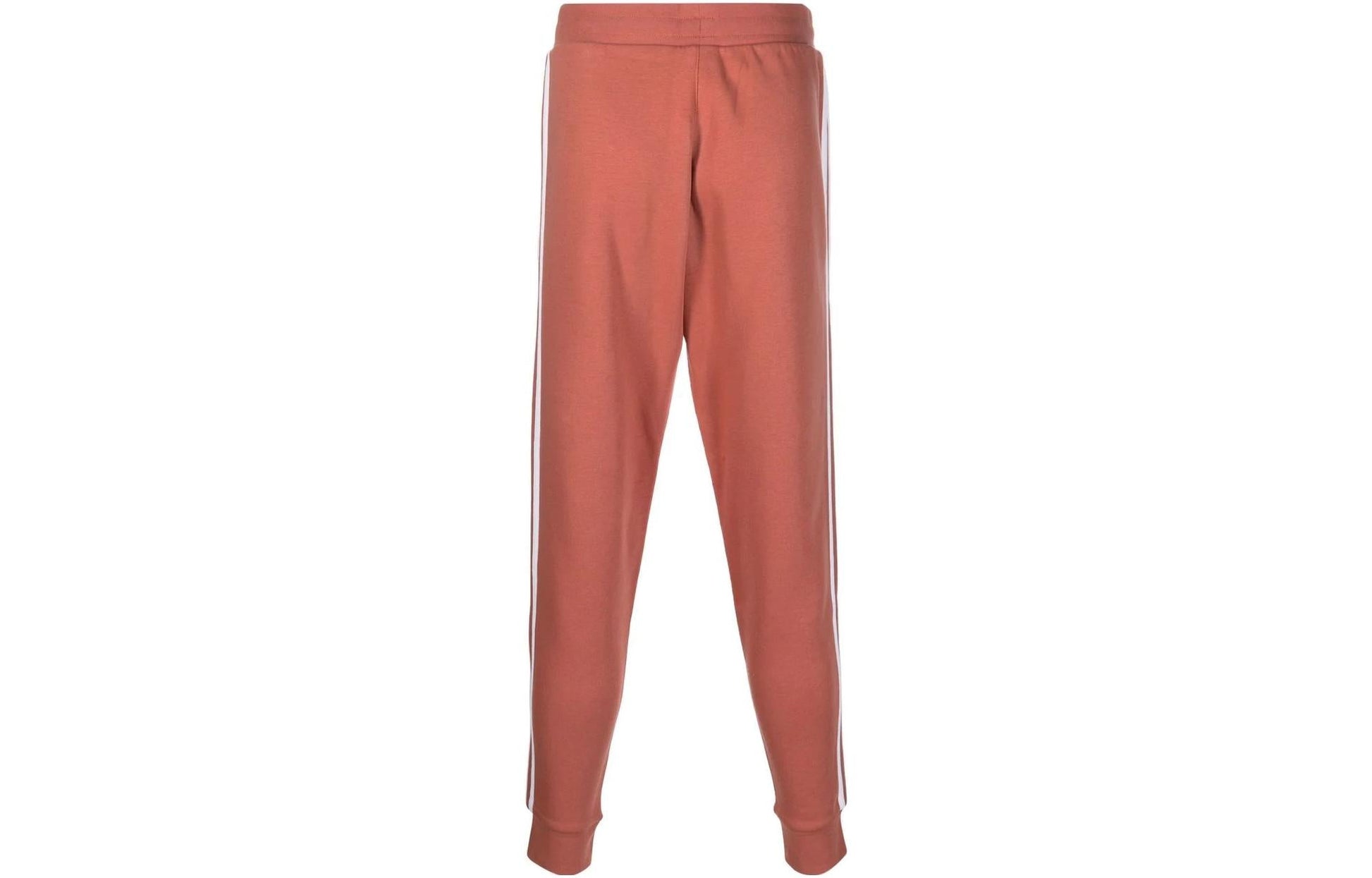 Men's adidas originals Solid Color Logo Printing Side Stripe Bundle Feet Sports Pants/Trousers/Joggers Red Brown HK7300