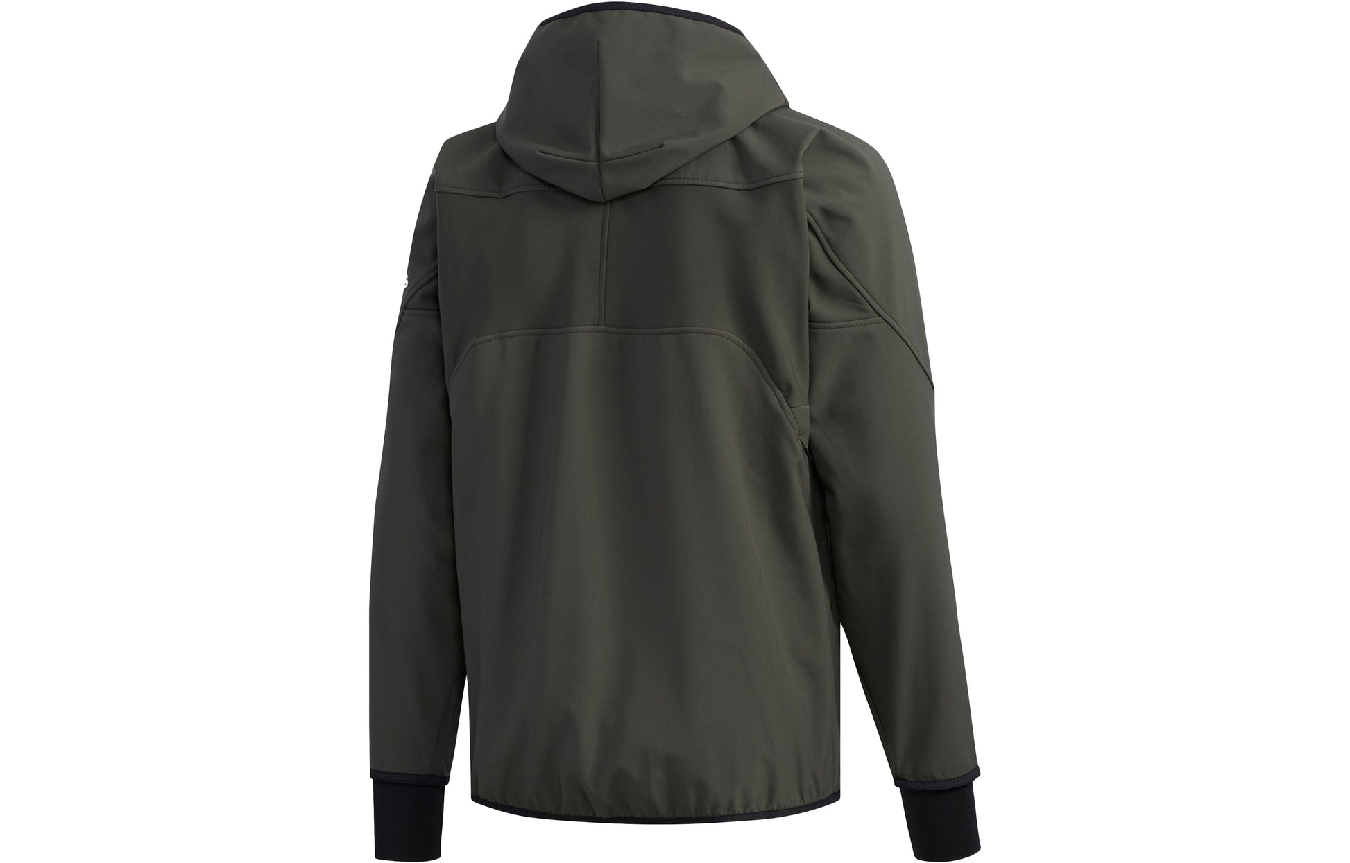 adidas Windproof Fleece Lined Stay Warm Hooded Jacket Brown ED3727