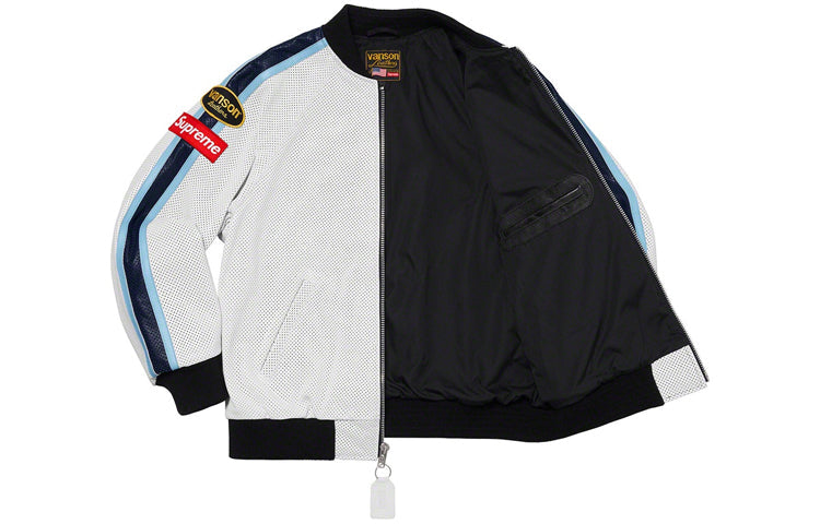 Supreme SS20 Week 1 Vanson Leathers Perforated Bomber Jacket SUP-SS20-212