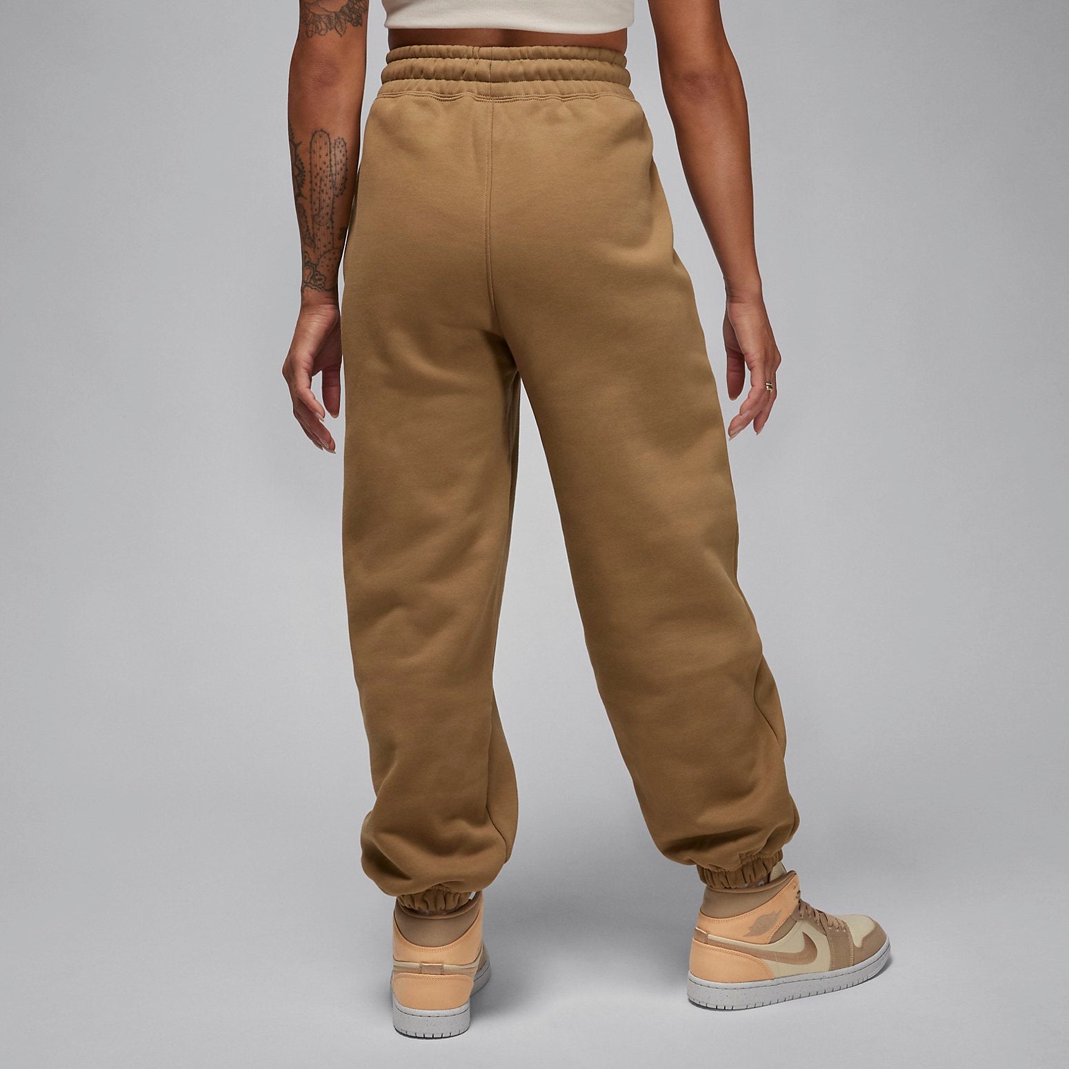 (WMNS) Air Jordan Flight Pants 'Brown Kelp' FB5114-395