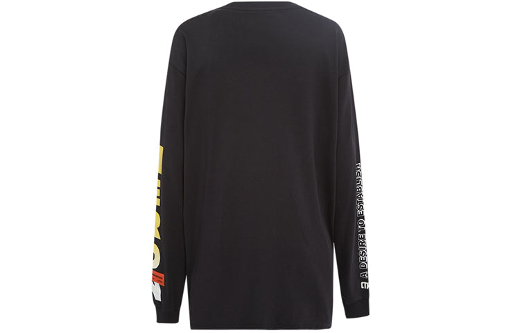 Men's HERON PRESTON Printing Long Sleeves Black HMAB002F196000150488