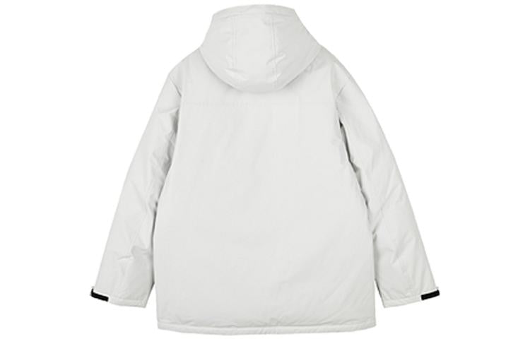 Skechers Lifestyle Series Hooded Waterproof Down Jacket 'White Black' L423M097-00MV
