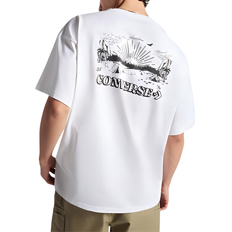 Converse Desert Festival T-Shirt Asia Sizing 'White' 10026426-A03