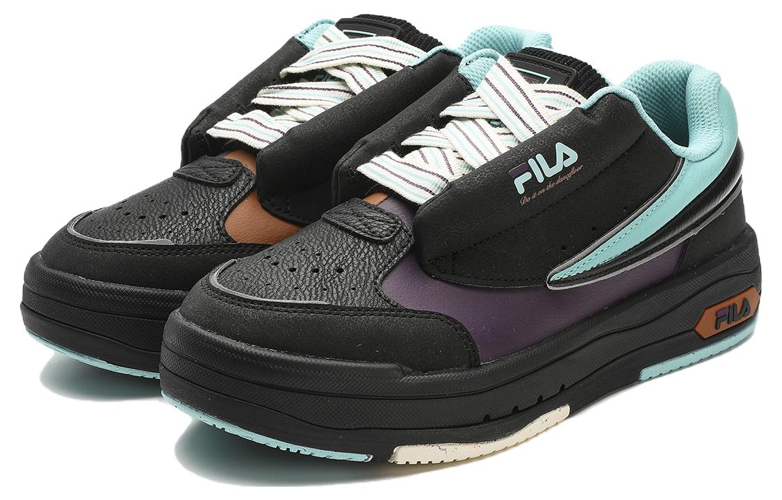 (WMNS) FILA Mix Low Skate Shoes 'Black Blue' F12W344201FBS