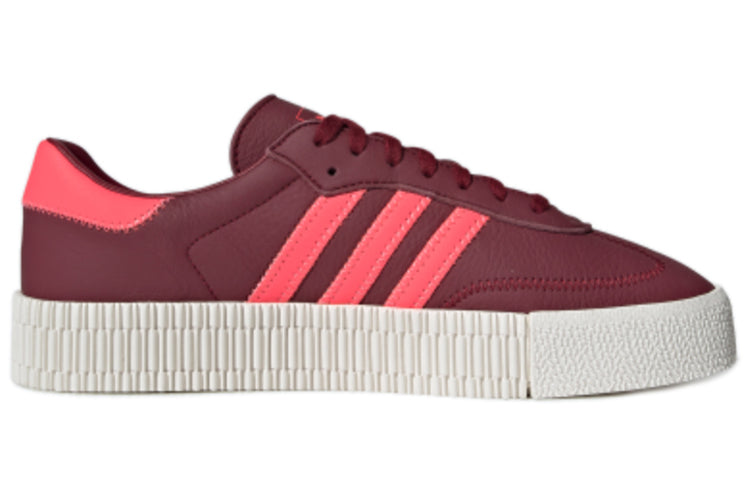 (WMNS) adidas Sambarose W 'Dark Red White' EE7045