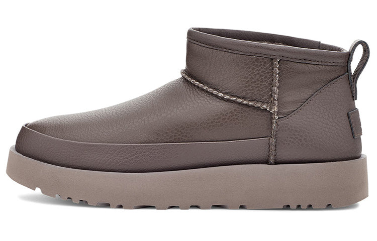 (WMNS) UGG Classic Sugar Ultra Mini 'Grey' 1121618-TCLD